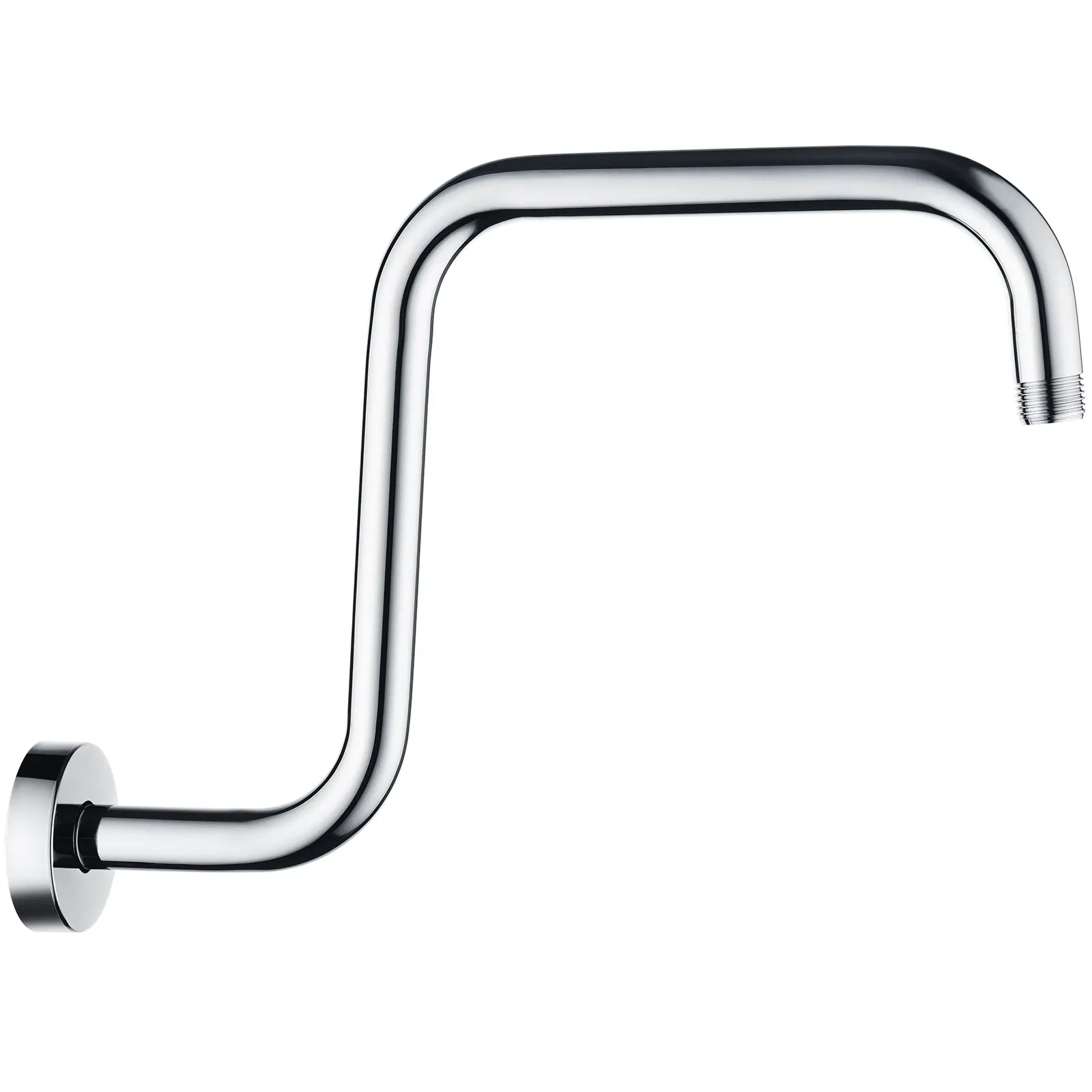 13-Inch S-Shaped Shower Arm Extension for Rainfall Shower Heads