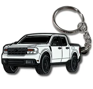 Maverick Metal Keychain Accessories compatible with Ford Maverick 2025 2024 2023 2022 2021 truck - Cool Key chains for Men Women Key Fob Unique Gifts for Truck Lovers