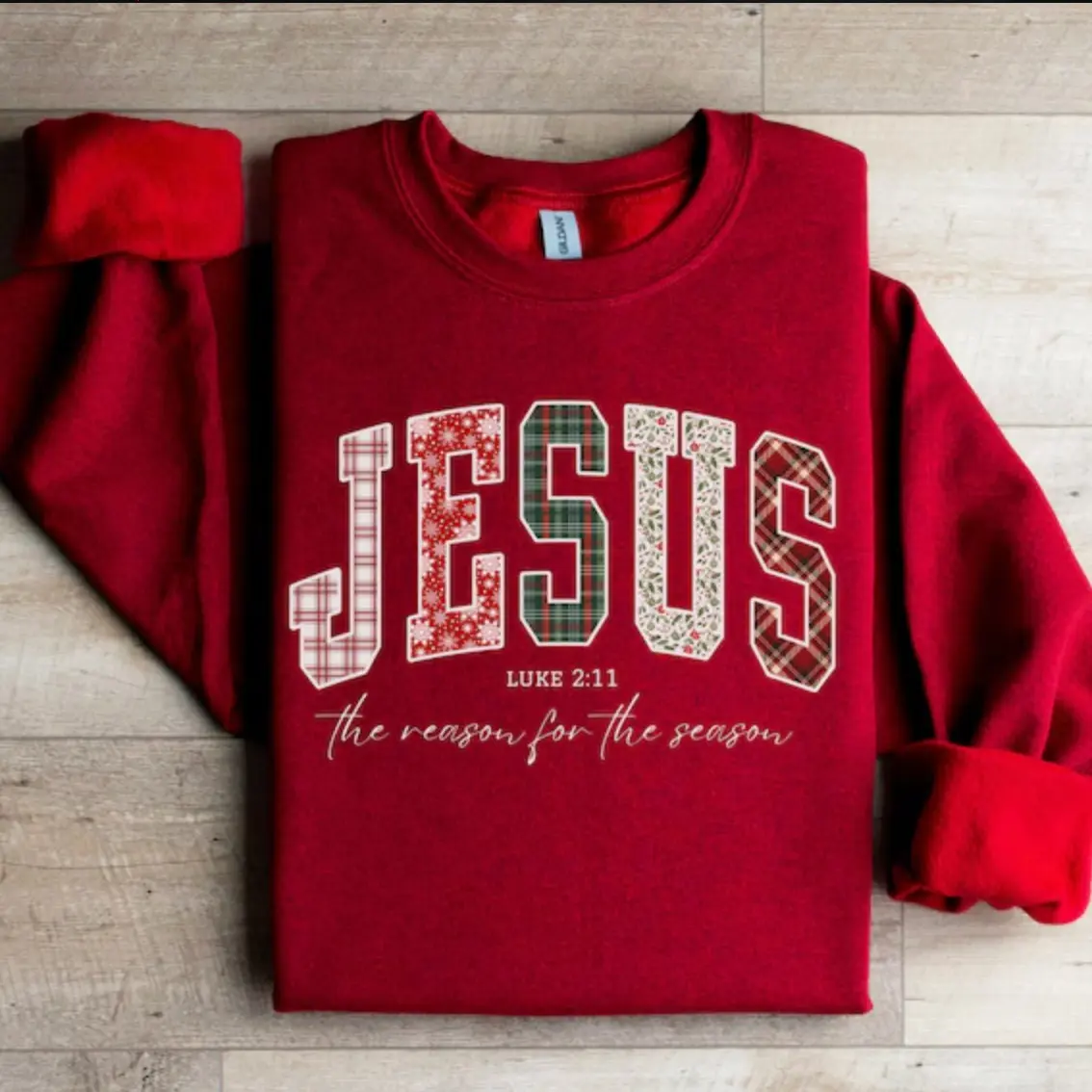 Christian Jesus Sweater, Christmas Bible Verse Sweater, Happy Birthday Jesus Shirt, Xmas Jumper Holiday Pullover, Jesus Birthday, Christian Christmas Gift, Full Size, Full Color Womenswear Sweatshirts