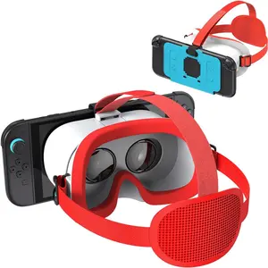 VR Headset for   2 (2025),  2  Reality VR Glasses with Adjustable  Lenses and Comfortable  Strap,  Goggles for  2 Accessories (White & Blue)