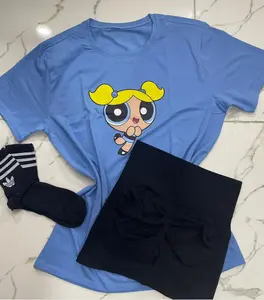 (Only shirt) Powerpuff Bubbles Girls Gym Shirt, Family Matching TShirt, Animation Character T-Shirt, Girl Power Tees, Hero Girl Gift Shirt, Powerpuff Girls Merch Tshirt, Hoodie and Sweatshirt
