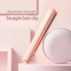 USB Clamp Portable Straightener Wireless Curling Iron Dual-Function Straightener Bangs Curling Wands