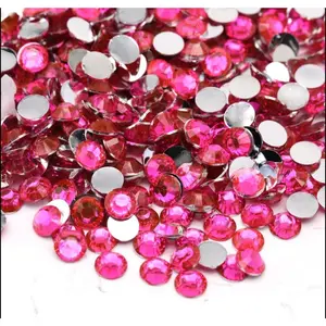Lt Rose Pink Resin Rhinestones