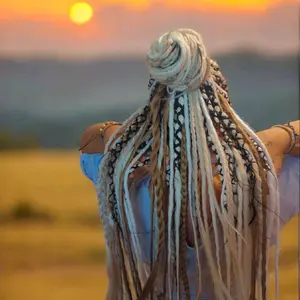 Bermuda Sands Dreadlock Extensions - Long, Braided Hair with Natural Texture
