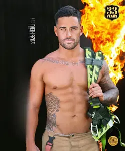 2026  Sexy   Charity Support, Wall , Ideal , Firefighter Fans