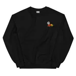 Embroidered Candy Corn Dog - Unisex Sweatshirt