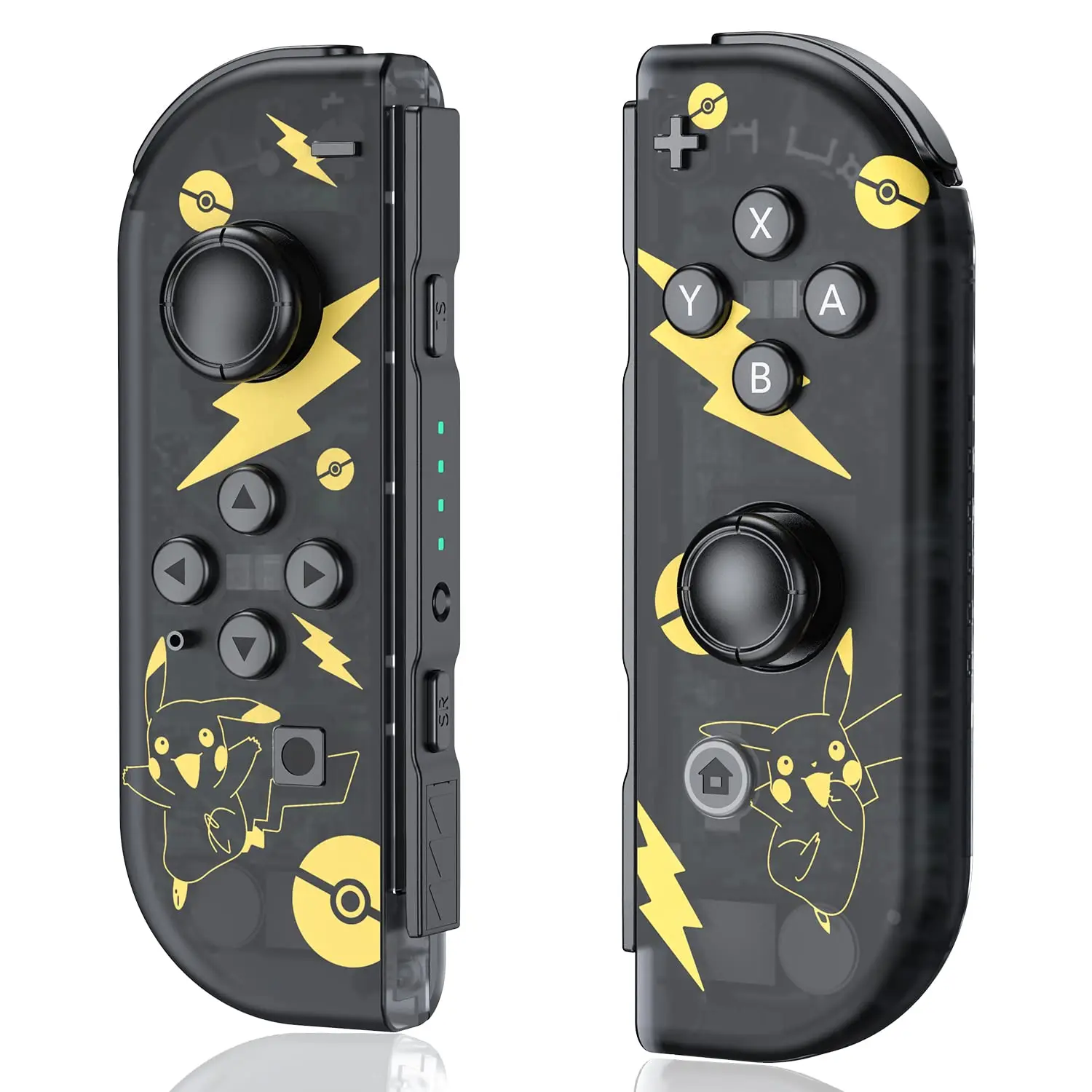 GARYKI Wireless Switch Controller for Switch/Lite/OLED, Support Motion Control/Wake-up/Dual Vibration-B&Y