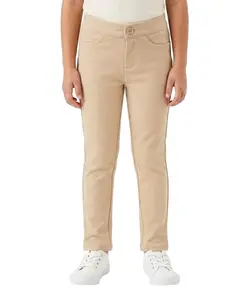 Girl Premium Stretch Pants Everyday Wear or Uniform  Regular and Plus/Half Sizes 4-16.5