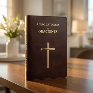 Libro Catolico De Oraciones (Spanish Edition)  Vinyl Bound Book