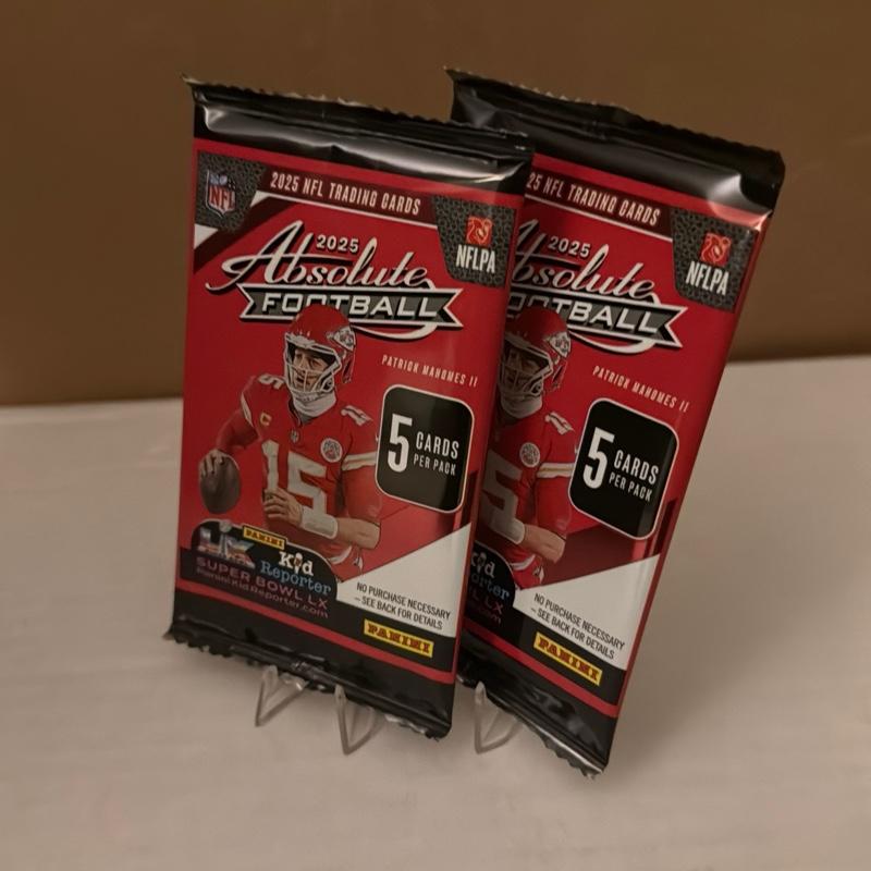 2025 Absolute NFL — 2-pack lot