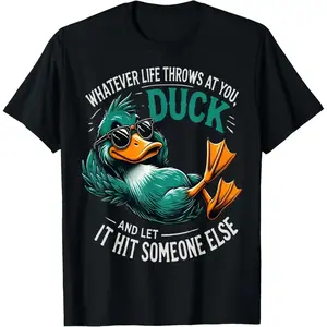 Funny Duck Graphic Tees Men Women Teens Funny Quote Gift T-Shirt