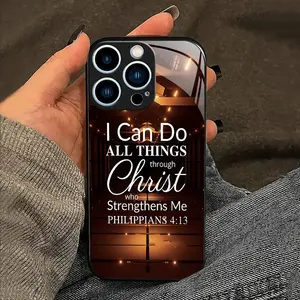 Phone Case: High-Quality Texture Creative Slogan Pattern, Black Hard Case 1, Compatible with iPhone 11 12 13 14 15 16 17 Plus Pro Pro Max, Anti-Fingerprint Protection, Lightweight