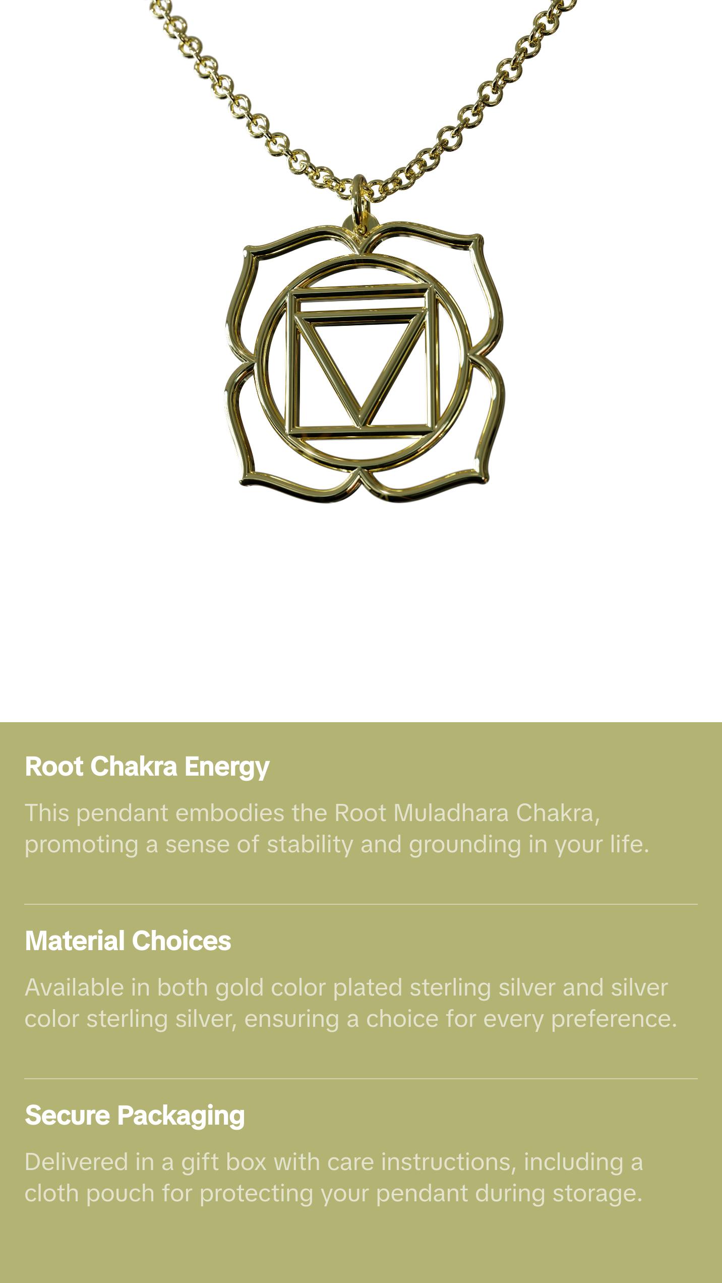 Root Muladhara Chakra Pendant