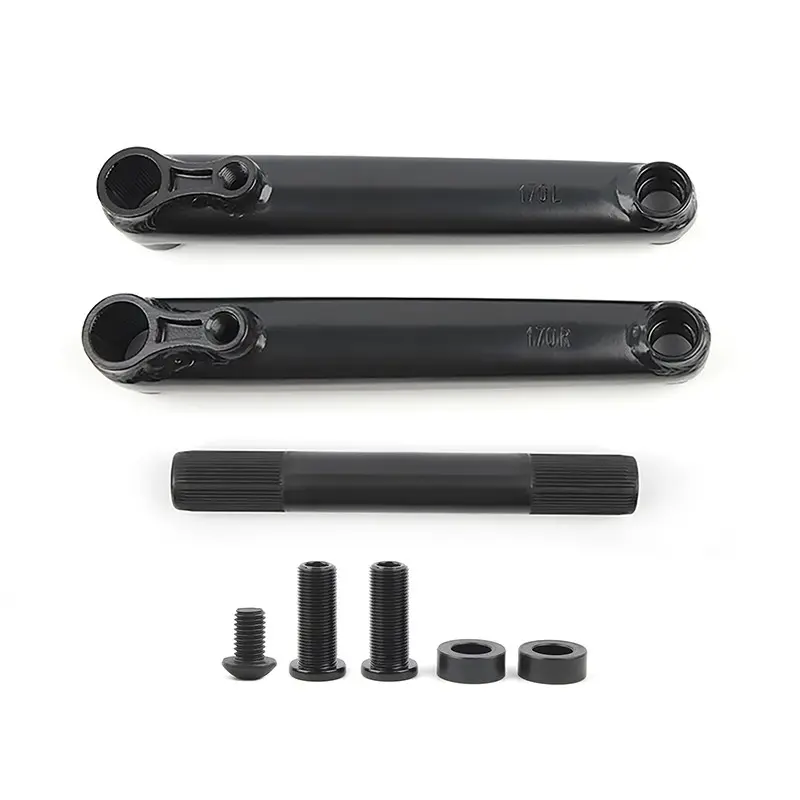 M Driven Bmx Crank Set, 170mm Chrome Moly Steel, For Freestyle Bmx, Jump Bmx, Racing Bmx, Bmx Parts, Bmx Crank, Crankset, Chromoly Steel, Cycling Parts