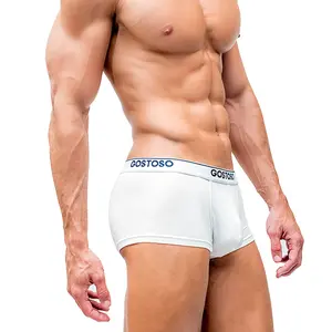 Gostoso Underwear - Solid Boxer Brief White Underwear