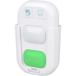 X-TIM22 Wireless Battery Powered Timer for Kids - 2 Minutes Teeth Brush, 20 Seconds Hand Washing, Color Indicator Light Stick on Bathroom for Children Training Coach Kitchen Set