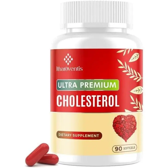 Cholesterol Lowering Supplements with Red Yeast Rice | Plant Sterols Supplement With Omega-3, Bergamot & Garlic, Advanced Formula, 90 Softgels Healthcare Natural