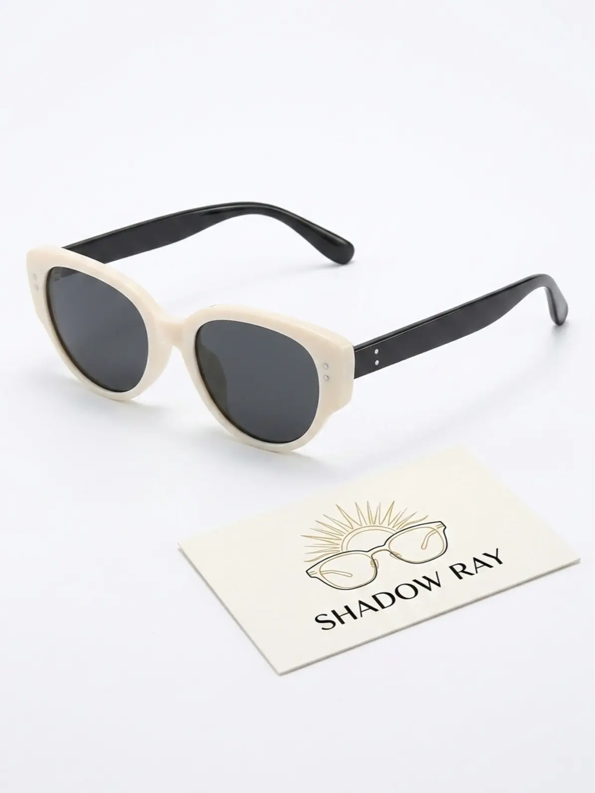 Women’s White Cat Eye Sunglasses | Retro Vintage UV400 Fashion Eyewear over glass es sung less uv 400 inteligente cheap cool aura wear men women- classic sun glass unisex wedding trend 2-pack oversized retro sunglass pinhole round frame sunglass