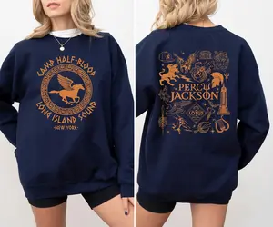 Camp Halfblood Percy Jackson Shirt, Half Blood Chronicles Branches Sweater, Greek Mythology Demigods T-Shirt