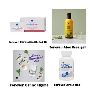 Forever Artic sea / GArlic Thyme / Cardio Health / Aloe gel / solution for high for high blood pressure