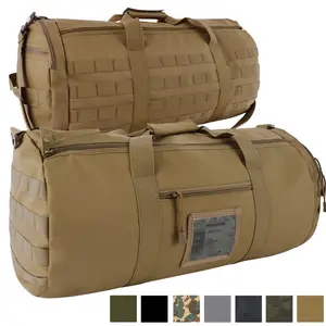 Rothco Tactical Traveler Duffle Bag 19 & 24 Inches Long x 9 & 12 Inches Tall 20 & 45 Liter Capacity Water-Resistant PVC Backed Polyester Military Equipment Bag with Dual Zipper Closure