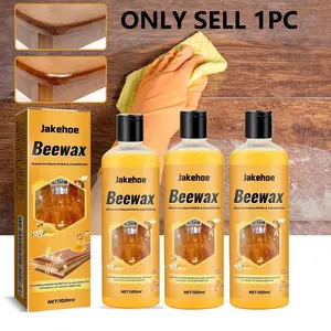Jakehoe Floor Cleaner Liquid, Home Wooden Flooring Care, Protection & Cleaning, Stain Remover, Dust Removal, Shine Enhancer, Durable Cleaning Supplies, 3pcs/2pcs/1pc