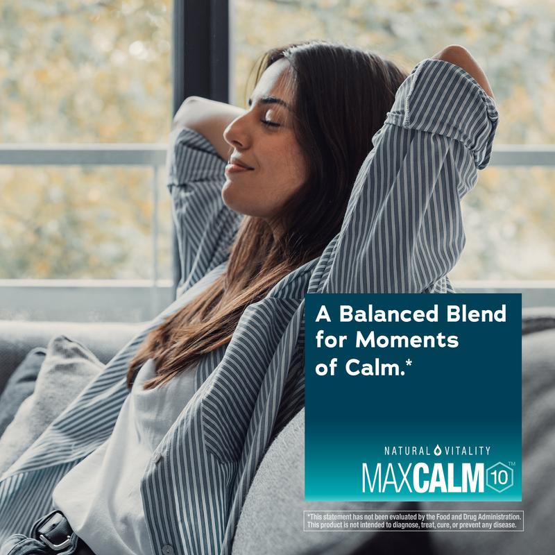 Max Calm 10 Magnesium Complex  - Advanced Elemental Matrix - Enhanced Absorption - High Potency - 10-in-One Magnesium - 90 Vegan Capsules