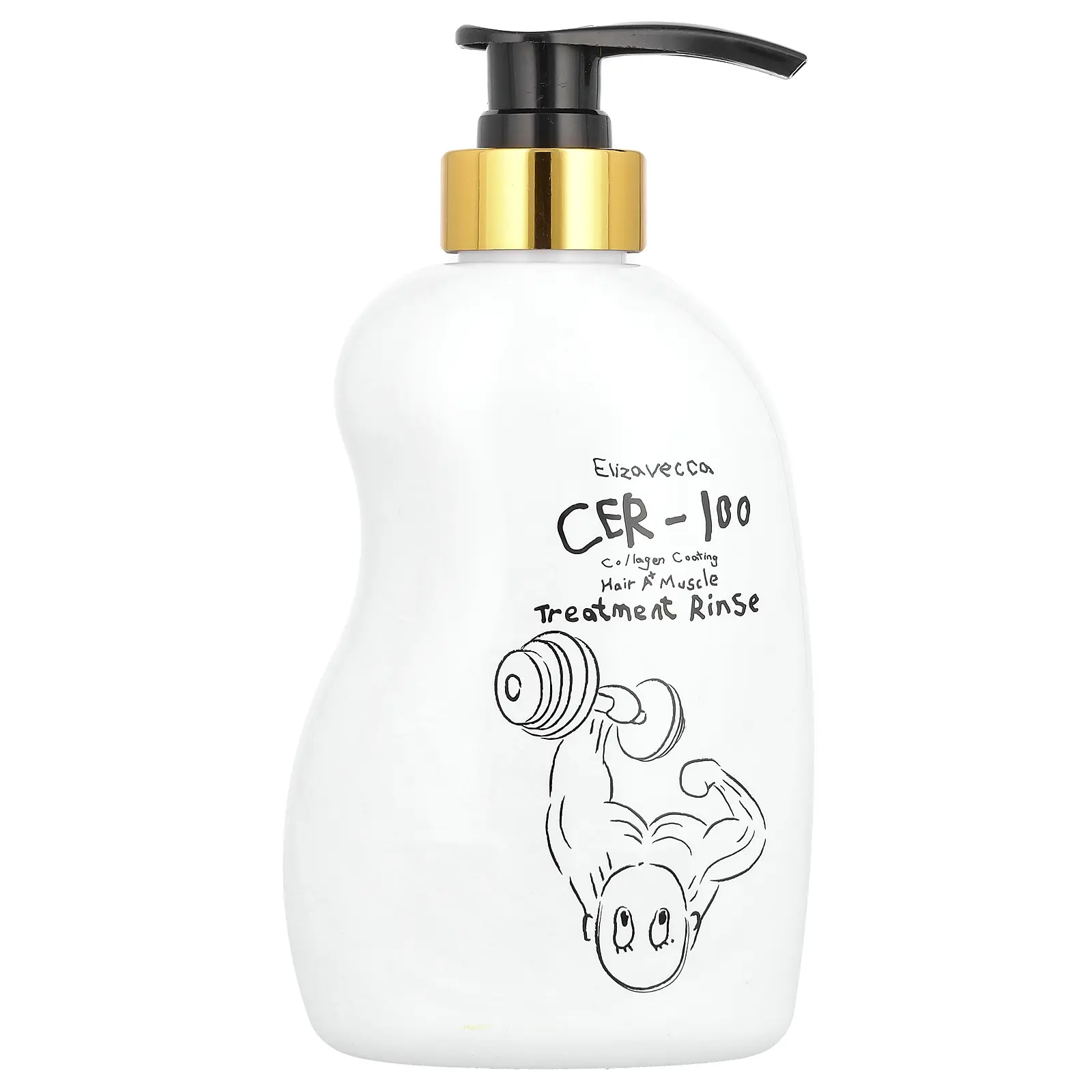 Elizavecca CER-100 Collagen Coating Hair A+ Muscle Treatment Rinse, 16.9 fl oz (500 ml)