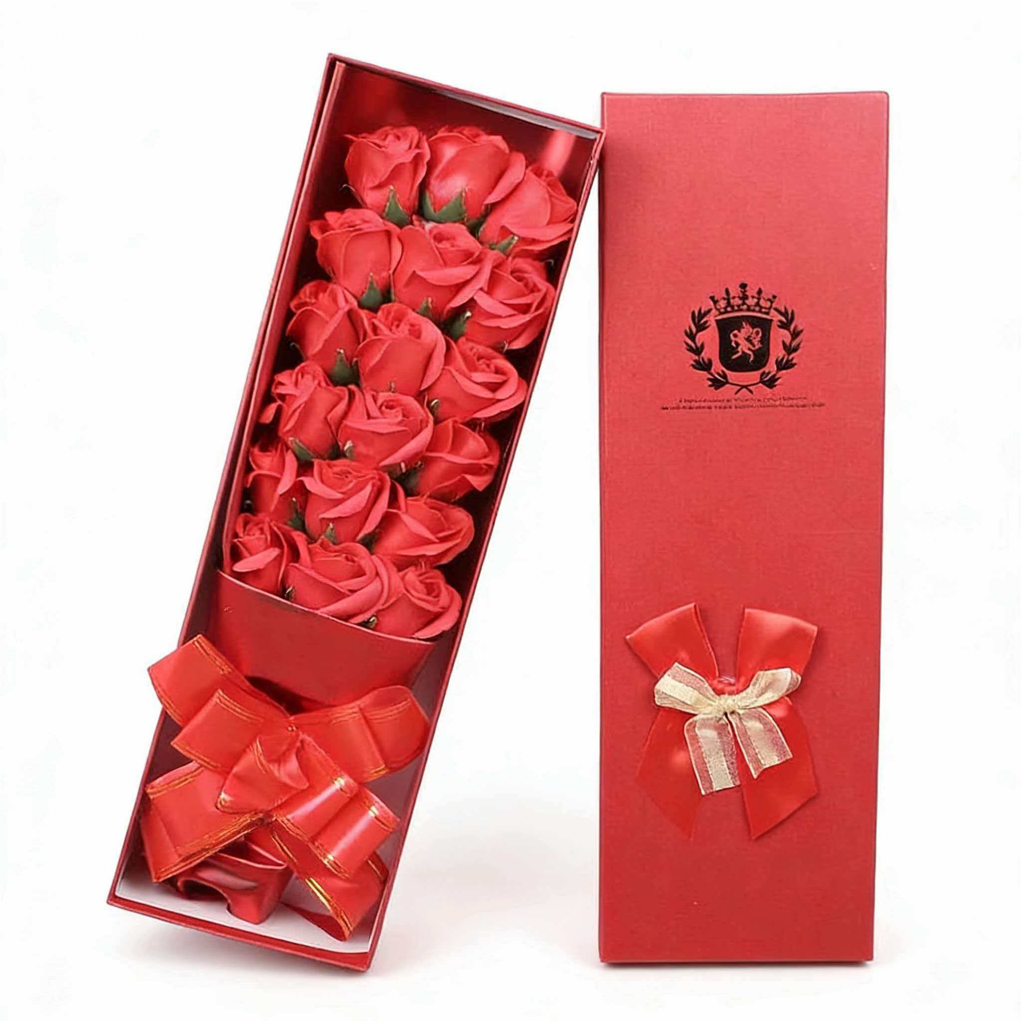 Premium Silk Rose Bouquet Fake Flowers Long-Lasting Arrangement