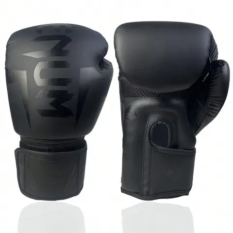 PU Leather Boxing Gloves for Adults, Professional Matte Training Gloves, Boxing Equipment, 8oz/10oz/12oz/14oz/16oz, Muay Thai Sandbag Fighting Gloves