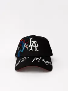 Dandy Hats Los Angeles Premium Black Cap – 31 Hats x El Mago Red Edition Snapback Baseball Cap– Limited Edition Streetwear Snapback