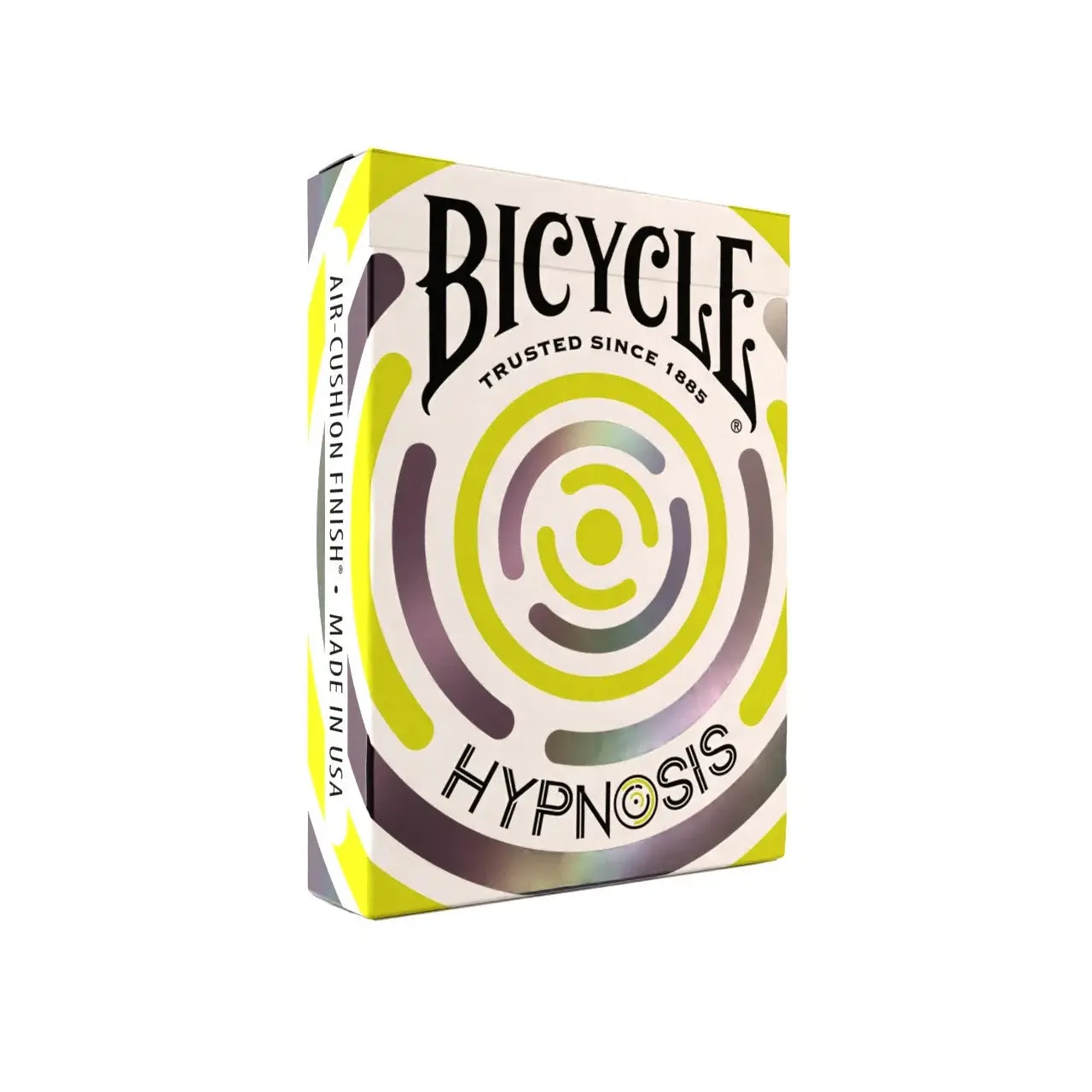 Custom Bicycle Hypnosis Standard Playing Cards - Modern Magic Deck with Colored Court Cards, Hypnotic Circular Back Design, Custom Ace of Spades and Jokers, Storage Box, Toys & Hobbies for 12+ Enthusiasts