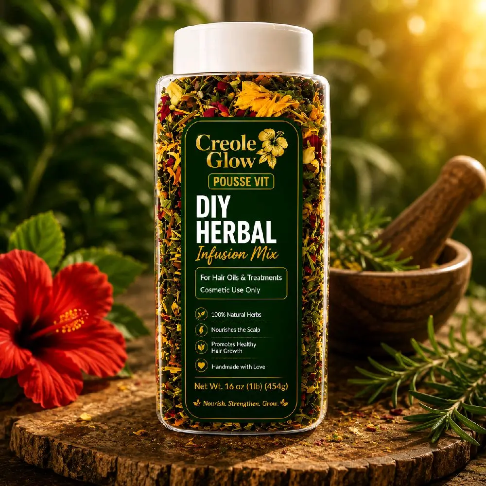 Herbal Hair Oil Mix  – DIY Infusion Blend for Scalp & Hair Care 16 oz