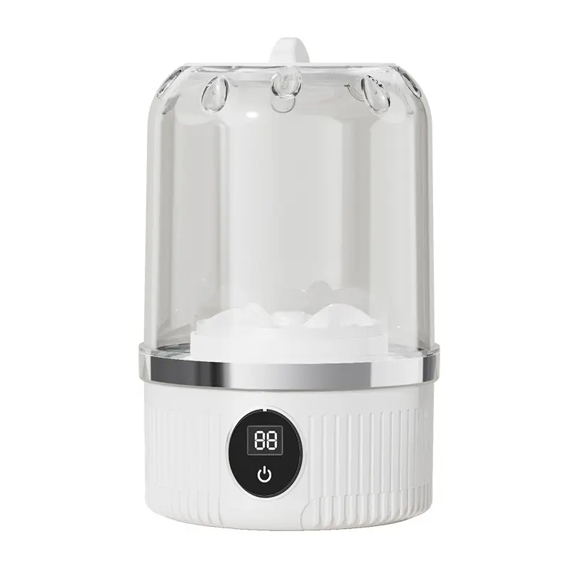 Portable Washing Machine Mini Washer, Rechargeable Compact Laundry Machine with 3000mAh Battery, Small Travel Washer for Underwear, Socks, Baby Clothes, Dorm & Apartment