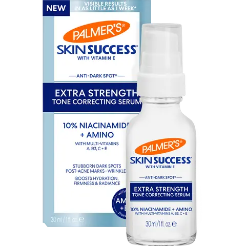 Palmer's Skin Success Anti-Dark Spot Extra Strength Tone Correcting Serum Hyaluronic Acid  Niacinamide Retinol Skincare Post Acne Scars & Damaged Skin
