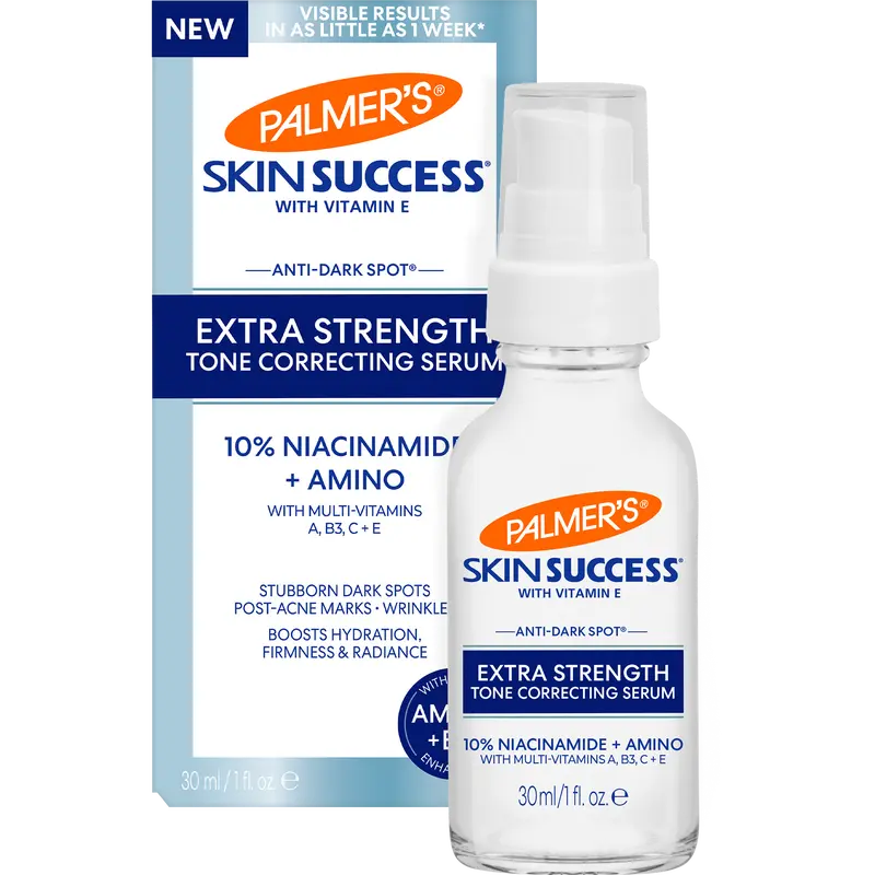 Palmer's Skin Success Anti-Dark Spot Extra Strength Tone Correcting Serum Hyaluronic Acid  Niacinamide Retinol Skincare Post Acne Scars & Damaged Skin