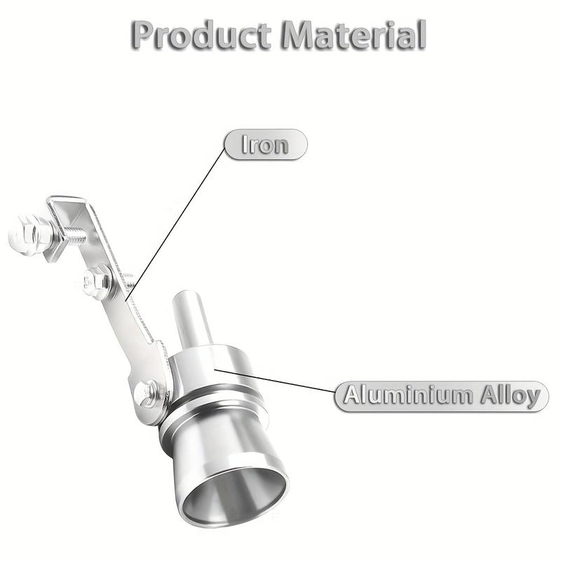 3-Pack Aluminum Turbine Whistle Muffler Tube-Suitable for 33.81-81.15 Oz Engines, Available in 5 Colors