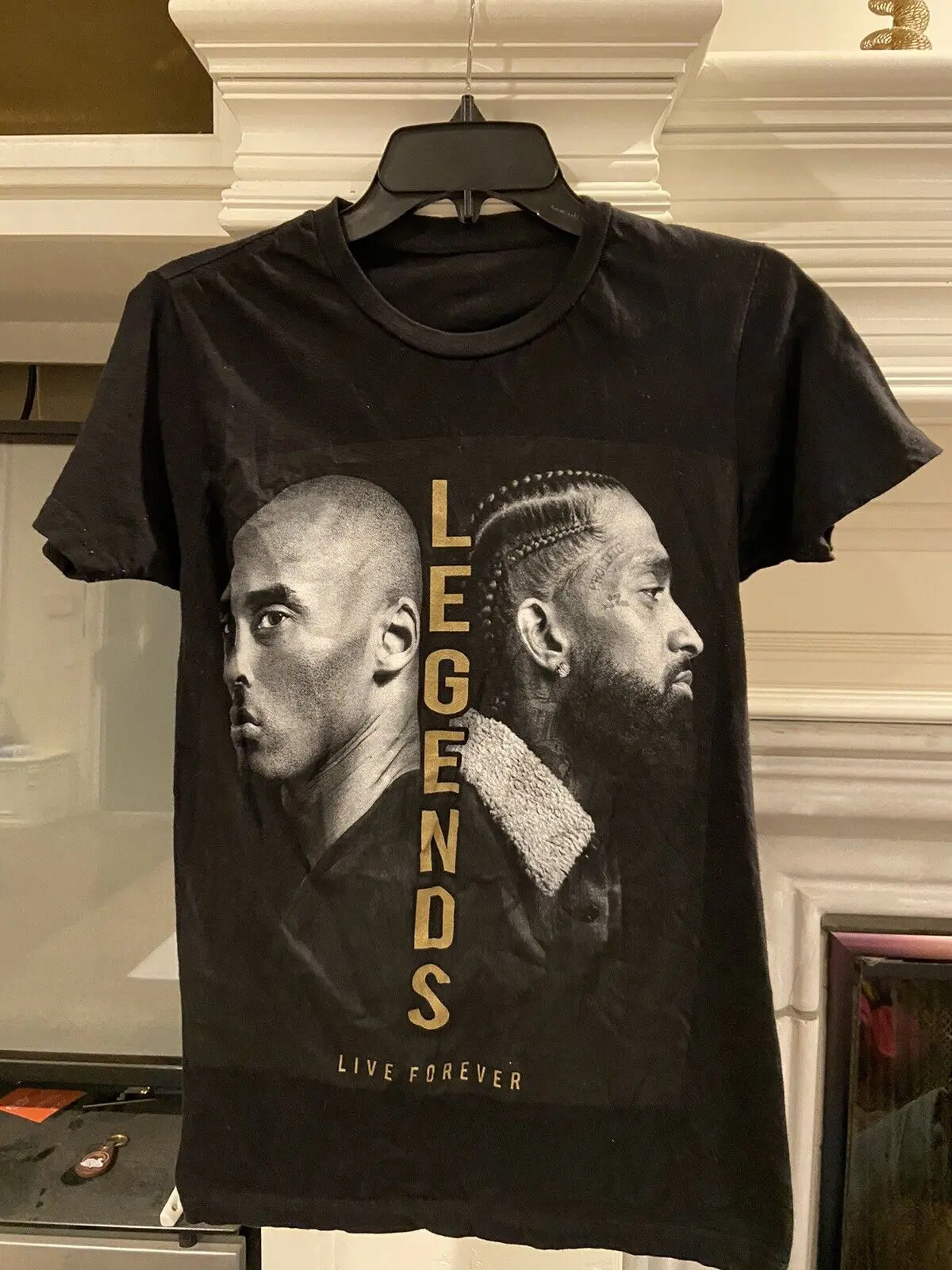 Kobe Bryant And Nipsey Hussle Tribute Tshirt Men's 100% Cotton Excellent Condition Fitted Casual Womenswear Clothing Tops Shirt, Sweatshirt, Hoodie