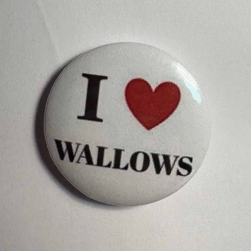 Handmade wallows merch 1.25 inches Pin Button Badge pinback buttons pins - wallows band - nothing happens album