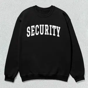 Security Sweatshirt Collegiate Crewneck Sweater Unisex