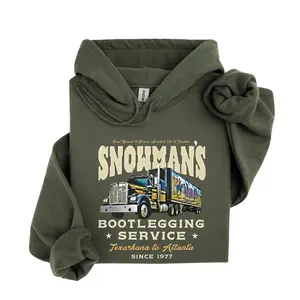 Snowman's Bootlegging Service Hoodie- Smokey & The Bandit Shirt, Unisex Hoodie, Full Size, For Men For Women.