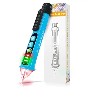 Voltage Tester/Non-Contact Voltage Tester Voltage Detector,Circuit Tester Dual Range Electrical Tester Voltage Sniffer 12V-1000V/48V-1000V, Live Wire Tester with LED Flashlight, Buzzer