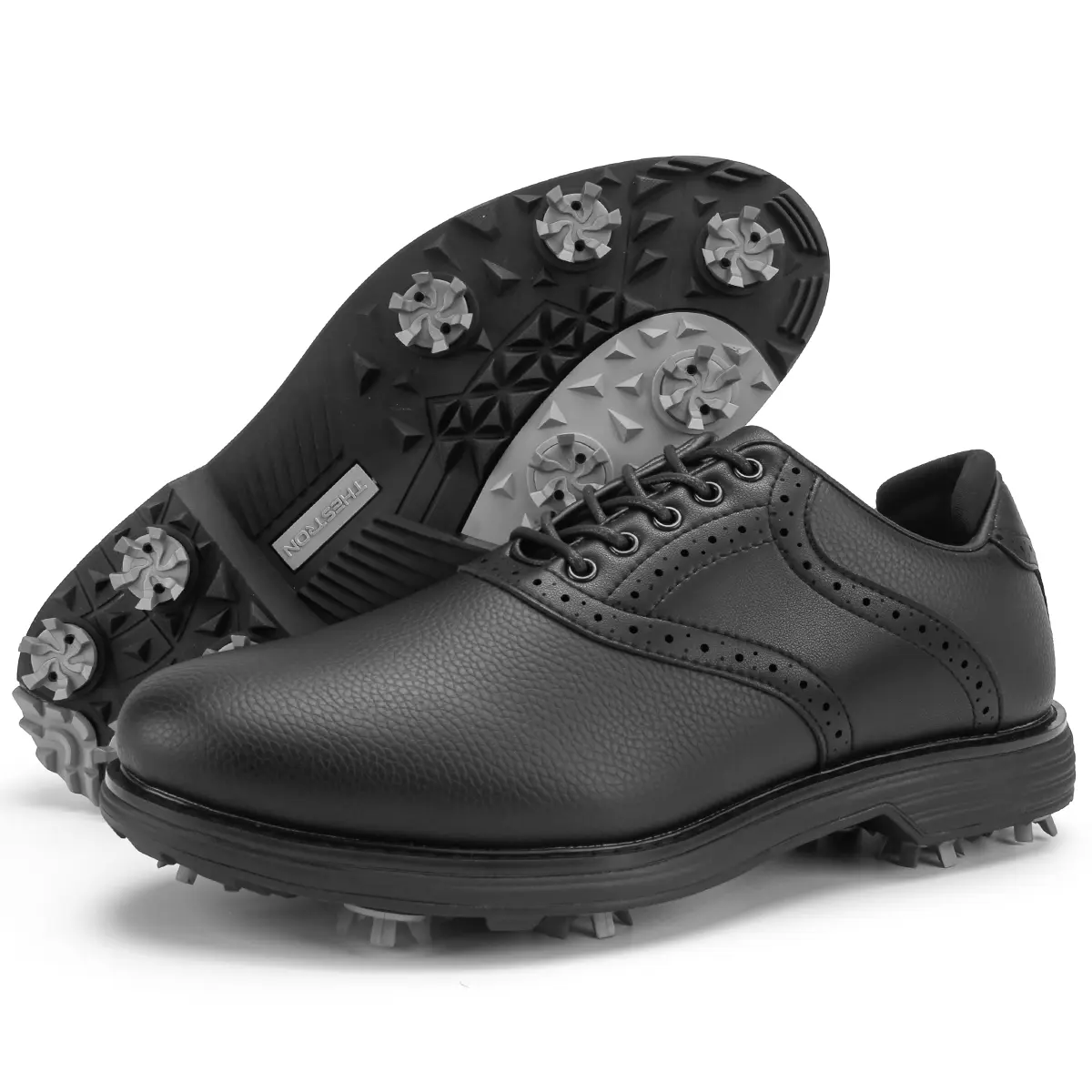 Men’s waterproof golf shoes / business casual shoes — non-slip, lightweight, and comfortable, blending athletic and casual styles; suitable for golfers to wear and also serve as a great golf gift for men.