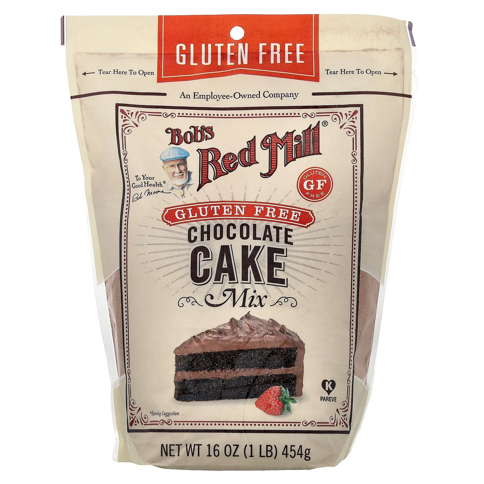 Bob's Red Mill Gluten Free Chocolate Cake Mix, 16 oz (454 g)