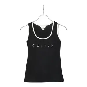 Pre-owned Celine Polyester Small Leather Goods Nylon Tank Top
