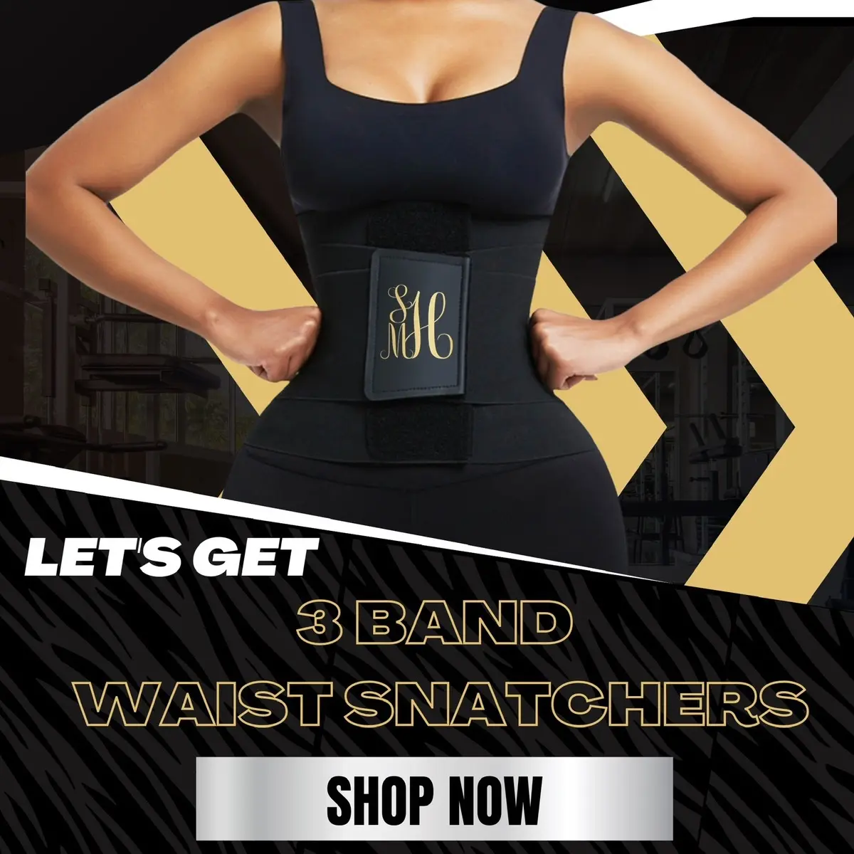 3 Band Waist Snatcher Shapewear Womenswear Comfort Compression Sexy