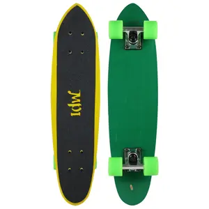 Vintage NOS 1970s MPI Old School Skateboard Complete Fiberglass 27" Pointed Nose