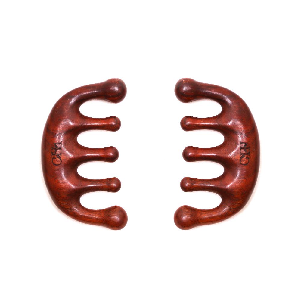 【Not For Sale】1 PCS Premium Red Sandalwood Smooth Scalp Massaging Comb - Handcrafted Wooden Hair Comb for Gentle Stress Relief, Body Care & Hair Health - Natural Therapy Tool