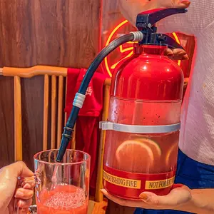 Creative Drink Bucket Beer Dispenser Funny Water Glass for Party KTV Bar Restaurant Large Capacity Acrylic Fire Extinguisher Wine Cannon