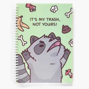 LG It's My Trash Not Yours Raccoon Reusable Sticker Book